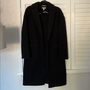 Topshop Women’s Black Midi coat